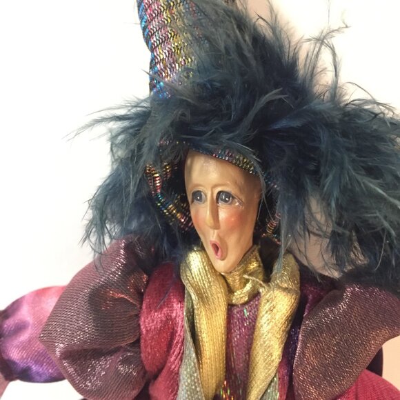 House of Lloyd Tree Fairy Elf Vintage Christmas Decor 1980's w Bells Blue HTF - Picture 2 of 8